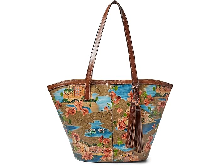 () pgVA ibV fB[X }RjA g[g EBY ^bZ Patricia Nash women Patricia Nash Marconia Tote with Tassel French Riviera