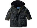 (取寄) ペリーエリス キッズ ボーイズ ヘリンボーン ユーティリティ パーカー Perry Ellis kids Perry Ellis Boys' Herringbone Utilty Parka Black