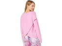 (取寄) ピー ジェイ サルベージ レディース ファン フローラル スプリット バック スウェットシャツ P.J. Salvage women P.J. Salvage Fun Floral Split Back Sweatshirt Pink Lilac 2