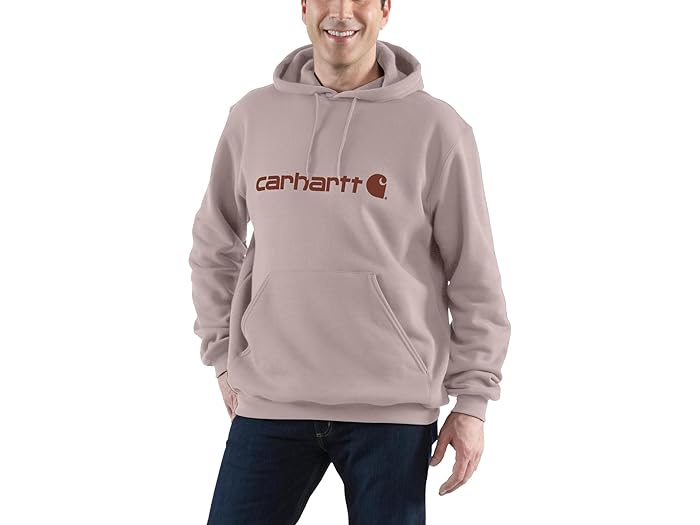 (取寄) カーハート メンズ シグニチャー ロゴ ミッドウエイト スウェットシャツ Carhartt men Signature Logo Midweight Sweatshirt Mink