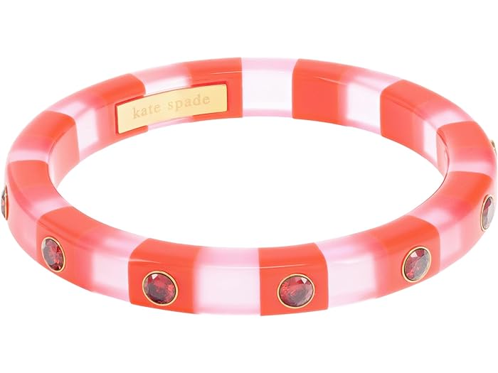 (取寄) ケイトスペード レディース シーイング ストライプ シン バングル Kate Spade New York women Kate Spade New York Seeing Stripes Thin Bangle Pink Multi