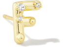 () PhXRbg fB[X NX^ ^[ X^bY CO Kendra Scott women Kendra Scott Crystal Letter Stud Earring Gold White CZ F