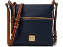 (取寄) ドゥーニー & バーク レディース ペブル レザー レター キャリアー Dooney & Bourke women Dooney & Bourke Pebble Leather Letter Carrier Midnight Blue