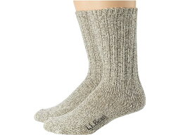 (取寄) エルエルビーン メリノ ウール ラグ ソックス 10 2-ペア L.L.Bean L.L.Bean Merino Wool Ragg Socks 10" 2-Pair Gray/Gray