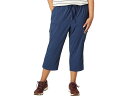 () GGr[ fB[X vX TCY rX^ Lv pc Nbv L.L.Bean women L.L.Bean Plus Size Vista Camp Pants Crop Nautical Navy