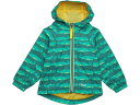 (取寄) エルエルビーン キッズ ディスカバリー レイン ジャケット プリント (トドラー) L.L.Bean kids L.L.Bean Discovery Rain Jacket Print (Toddler) Darkest Green Gator