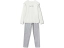 (取寄) マンゴ キッズ ガールズ ナイト パジャマズ (リトル キッズ/ビッグ キッズ) MANGO Kids girls MANGO Kids Night Pyjamas (Little Kids/Big Kids) Clear Grey Vigore