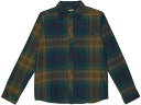 (取寄) ビラボン キッズ ボーイズ コーストライン フランネル ウーブン トップ (トドラー/リトル キッズ) Billabong Kids boys Billabong Kids Coastline Flannel Woven Top (Toddler/Little Kids) Real Teal