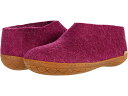 (取寄) グレーラップ ウール シューズ ラバー アウトソール Glerups Wool Shoe Rubber Outsole Cranberry/Honey Rubber 1