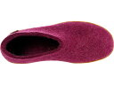 (取寄) グレーラップ ウール シューズ ラバー アウトソール Glerups Wool Shoe Rubber Outsole Cranberry/Honey Rubber 2