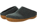 (取寄) グレーラップ ウール スリッポン ラバー アウトソール Glerups Wool Slip-On Rubber Outsole Forest/Honey Rubber