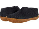(取寄) グレーラップ ウール シューズ ラバー アウトソール Glerups Wool Shoe Rubber Outsole Charcoal/Honey Rubber