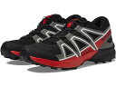 (取寄) サロモン キッズ キッズ スピードクロス (リトル キッド/ビッグ キッド) Salomon Kids kids Salomon Kids Speedcross (Little Kid/Big Kid) Black/Quiet Shade/High-Risk Red