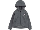 () iCL LbY K[Y Nu t[X HI E t Wbv p[J[ (gh[) Nike Kids girls Club Fleece Hi Low Full Zip Hoodie (Toddler) Carbon Heather