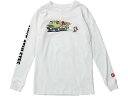 () iCL LbY LbY NSW {NV[  TVc T Nike Kids NSW Boxy Long Sleeve Tee (Big Kids) White