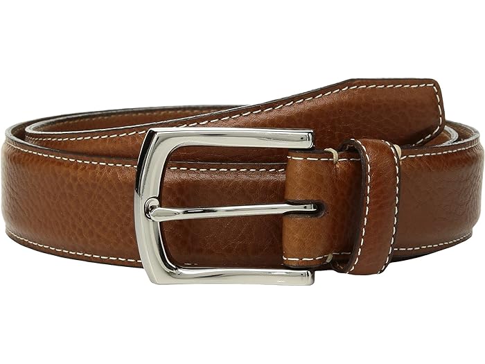 (取寄) ジョンストン&マーフィー メンズ トップスティッチ ベルト Johnston & Murphy men Topstitch Belt Tan