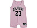 () W[_LbY {[CY HBR DNA W[W p[ (Ct@g) Jordan Kids boys Jordan Kids HBR DNA Jersey Romper (Infant) Pink Foam