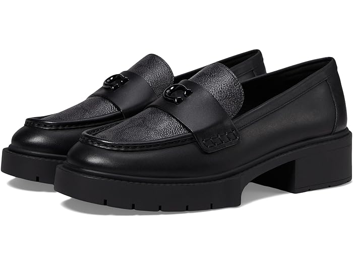 (取寄) コーチ レディース レア ローファー COACH women COACH Leah Loafer Black