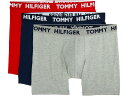 (取寄) トミーヒルフィガー メンズ ステイトメント フレックス ボクサー ブリーフ 3-パック Tommy Hilfiger men Tommy Hilfiger Statement Flex Boxer Brief 3-Pack Mahogany