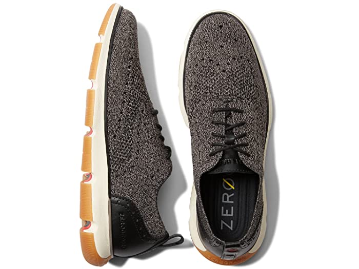 (取寄) コールハーン メンズ 4.ゼログランド ステッチライト オックスフォード Cole Haan men 4.Zerogrand Stitchlite Oxford Black Twisted Knit