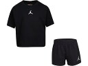 (取寄) ジョーダンキッズ ガールズ ジョーダン エッセンシャル ショート セット (リトル キッズ) Jordan Kids girls Jordan Kids Jordan Essential Short Set (Little Kids) Black