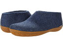 (取寄) グレーラップ ウール シューズ ラバー アウトソール Glerups Wool Shoe Rubber Outsole Denim/Honey Rubber