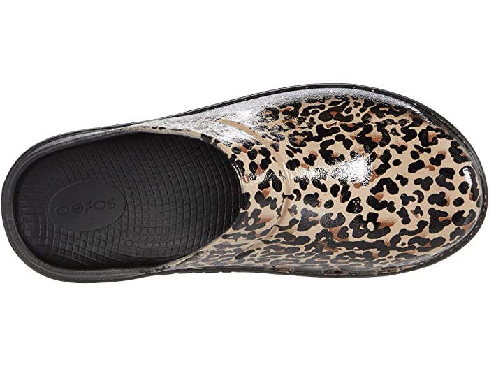 (取寄) ウーフォス レディース リミテッド OOFOS women OOCloog Limited Black/Leopard