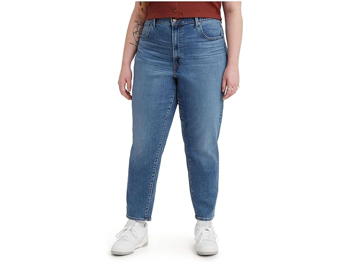 (取寄) リーバイス ウィメンズ レディース ハイウエスト マム ジーンズ Levi's Womens women Levi's Womens High-Waisted Mom Jeans Medium Indigo Worn Inのサムネイル
