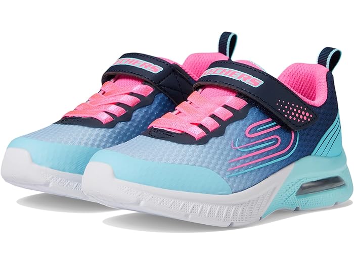 (取寄) スケッチャーズ スニーカー キッズ ガールズ マイクロスペック マックス プラス - エコー Spr SKECHERS KIDS girls SKECHERS KIDS Microspec Max Plus - Echo Spr 303612L (Little Kid/Big Kid) Navy/Aqua