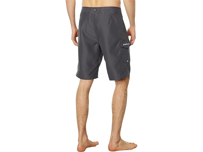 (取寄) オニール メンズ サンタ クルス ソリッド 2.0 ボードショーツ O'Neill men Santa Cruz Solid 2.0 Boardshorts Anthracite/White