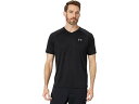 (取寄) アンダーアーマー メンズ Ua テック V-ネック Under Armour men UA Tech V-Neck Black/Graphite