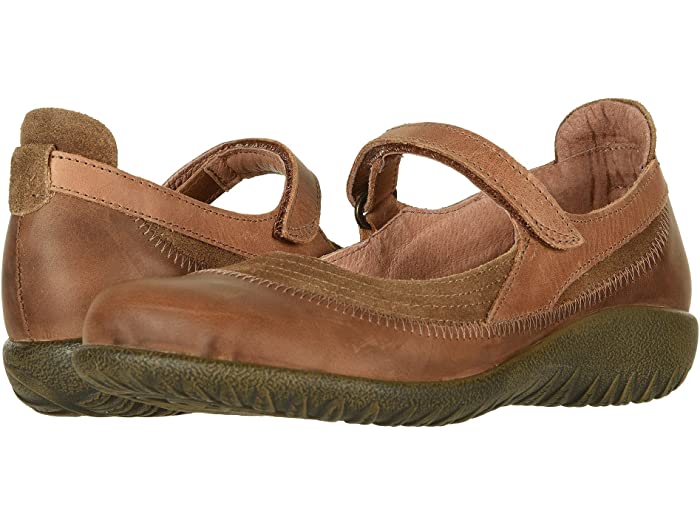 () ʥ ǥ 쥤 Naot women Kirei Antique Brown Suede Combo