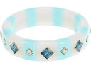 ケイトスペード ブレスレット (取寄) ケイトスペード レディース シーイング ストライプ バングル Kate Spade New York women Kate Spade New York Seeing Stripes Bangle Light Blue Multi