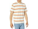 (取寄) スーパードライ メンズ ビンテージ テクスチャー ストライプ Tシャツ Superdry men Superdry Vintage Textured Stripe Tee Off-White Stripe