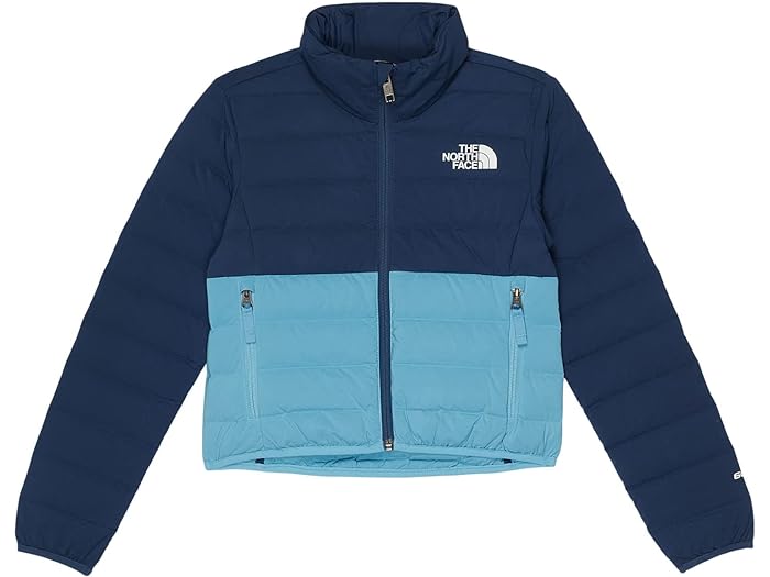 () Ρե å 륺 ٥ӥ塼 ȥå  㥱å (ȥ å/ӥå å) The North Face Kids girls The North Face Kids Belleview Stretch Down Jacket Shady Blue