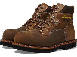 (取寄) ソログッド メンズ アイロン リバー 6 ウォータープルーフ ラウンド トゥ セーフティー Thorogood men Thorogood Iron River 6" Waterproof Round Toe Safety Crazy Horse