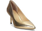 (取寄) ローレン ラルフローレン レディース ラネット メタリック ナッパ レザー パンプス LAUREN Ralph Lauren women LAUREN Ralph Lauren Lanette Metallic Nappa Leather Pumps Soft Bronze