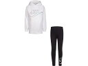 (取寄) ナイキ キッズ ガールズ ミニ ミー プルオーバー レギングス セット (リトル キッズ) Nike Kids girls Nike Kids Mini Me Pullover Leggings Set (Little Kids) Black