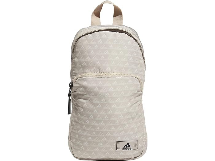 (取寄) アディダス エッセンシャル 2 スリング クロスボディ バッグ adidas adidas Essentials 2 Sling Crossbody Bag Bos Mini Monogram Wonder Beige/Black