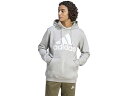 () AfB_X Y GbZV t[X rbO S p[J[ adidas men adidas Essentials Fleece Big Logo Hoodie Medium Grey Heather