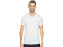 (取寄) ラコステ メンズ ショート スリーブ V-ネック ピマ ジャージ ティー Lacoste men Short Sleeve V-Neck Pima Jersey Tee White(4)