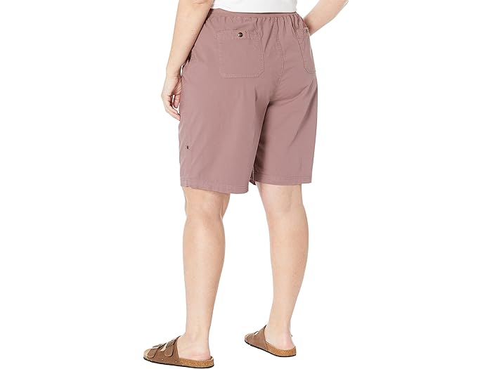 (取寄) エルエルビーン レディース プラス サイズ リップストップ プル-オン ショーツ L.L.Bean women L.L.Bean Plus Size Ripstop Pull-On Shorts Smoky Mauve 2