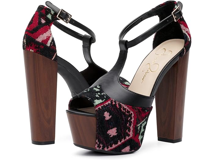 () WFVJ Vv\ fB[X _j[ Jessica Simpson women Jessica Simpson Dany Red Multi/Black