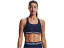 (取寄) アンダーアーマー レディース クロスバック ミッド ブラ Under Armour women Under Armour Cross-Back Mid Bra Midnight Navy/White