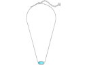 () PhXRbg fB[X CCU y_g lbNX Kendra Scott women Kendra Scott Elisa Pendant Necklace Rhodium/Turq