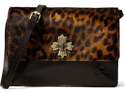 (取寄) パトリシア ナッシュ レディース コンシリーナ クロスボディ オーガナザー Patricia Nash women Patricia Nash Consilina Crossbody Organizer Leopard Haircalf/Chocolate Distressed Trim