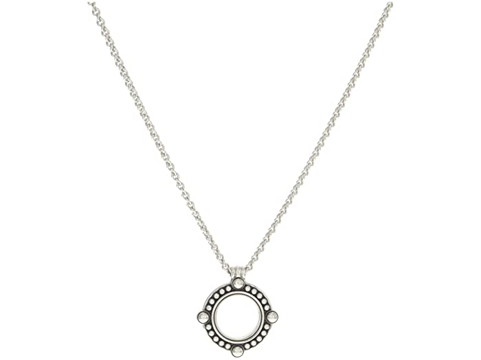 (取寄) ブライトン レディース プリティ タフ オープン リング ネックレス Brighton women Pretty Tough Open Ring Necklace Silver