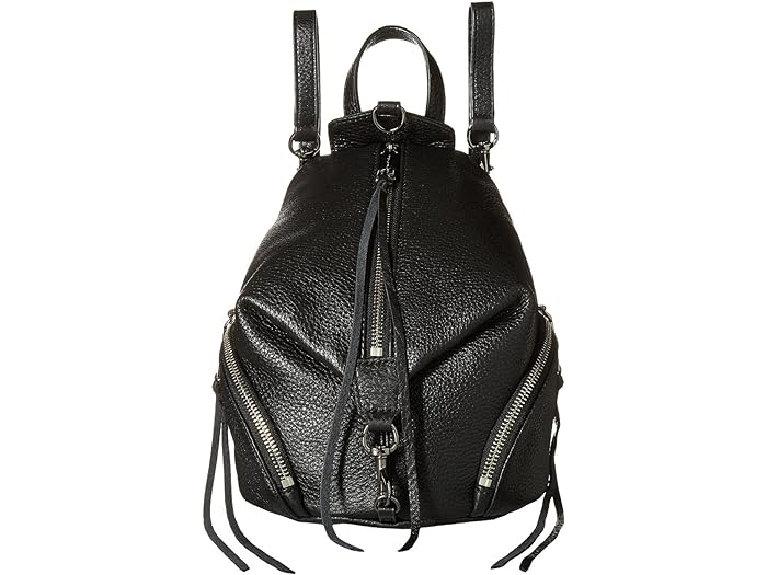 (取寄) レベッカミンコフ レディース コンバーチブル ミニ ジュリアン バックパック Rebecca Minkoff women Rebecca Minkoff Convertible Mini Julian Backpack Black 1