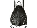 レベッカミンコフ (取寄) レベッカミンコフ レディース コンバーチブル ミニ ジュリアン バックパック Rebecca Minkoff women Rebecca Minkoff Convertible Mini Julian Backpack Black 1