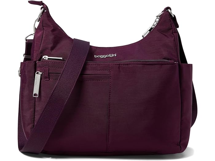 () obK[j fB[X A`-V[t t[ ^C NX{fB Baggallini women Baggallini Anti-Theft Free Time Crossbody Mulberry